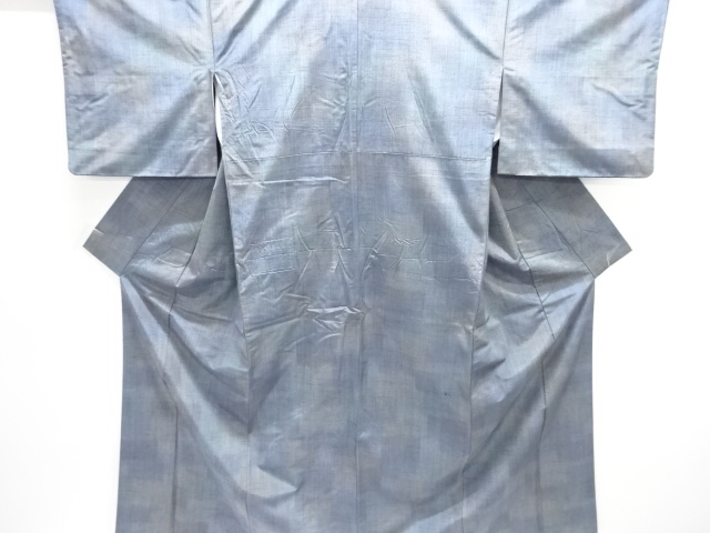 JAPANESE KIMONO / TSUMUGI / WOVEN BOKASHI PATTERN